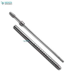 Tubo de succión Poole, tubos de succión quirúrgicos generales, rectos, 24cm, 10mm - Product Image 3