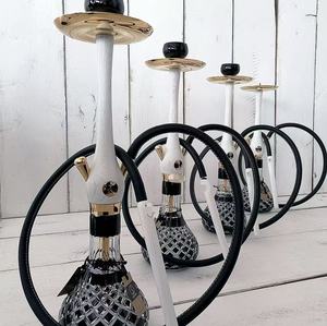 Shisha de Madera de Lujo en Oferta, con Base de Vidrio, Juego de Hookah Portátil de Viaje con Bolsa de Transporte para Uso en Bares y en Casa - Product Image 2