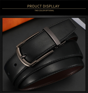เข็มขัดหนังสินค้ามาใหม่เข็มขัดหนังผู้ชายสีดำเรียบเข็มขัดและอุปกรณ์เสริมสำหรับส่งออกจากผู้ผลิตอินเดีย - Product Image 4