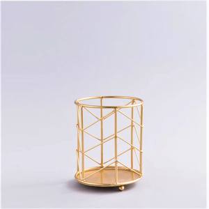 High Quality Rose <b>Gold</b> Metal Wire <b>Pen</b> Holder Direct From Moradabad Factory - Product Image 2