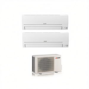 Aire Acondicionado Dual Inteligente MSZ-DW Blanco Modelo MSZ-DW25VF+MSZ-DW35VF con MXZ-2HA50VF de Alta Eficiencia - Product Image 3