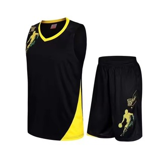 Maillot de basket-ball respirant imprimé logo personnalisé pour hommes pour l'utilisation d'entraînement - Product Image 2