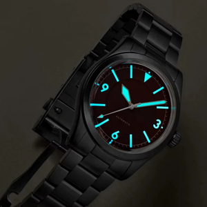 Reloj Mecánico Automático 9015 Personalizado con Etiqueta Privada OEM ODM, Correa de Acero Inoxidable de 39 mm, Visualización de Fecha, Esfera Roja, Estilo Ejecutivo - Product Image 3