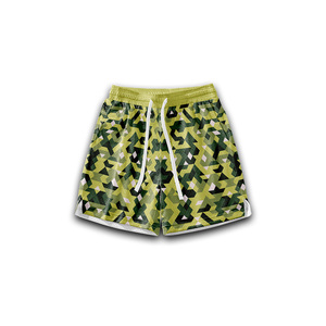 Ensemble de maillots de basket-ball 100% polyester réversibles personnalisés pour hommes, uniforme respirant à col en V, vêtements de basket-ball personnalisables - Product Image 5
