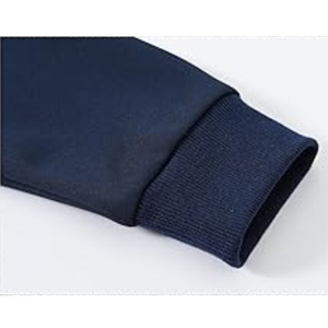 Sweat-shirt à capuche zippé pour homme, veste à manches raglan, mélange de coton éponge, blocs de couleur, tendance automne-hiver, marque personnalisée - Product Image 4