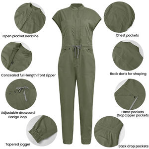Ensemble de gommages d'hôpital tissés unisexe top col en V et uniforme d'infirmière - Product Image 4