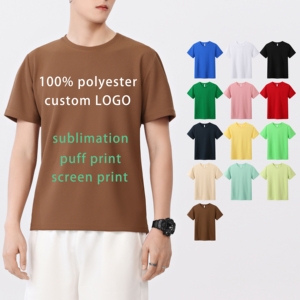 T-shirt de sport de haute qualité en gros blanc 100% coton T-shirt de sport poids lourd logo personnalisé T-shirt imprimé coupe ample pour hommes - Product Image 2