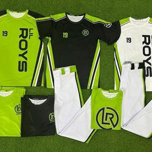 Camiseta de béisbol transpirable de poliéster personalizada Unisex, ropa deportiva para hombre, uniformes de béisbol estilo Hip Pop para jóvenes Collage para mujeres - Product Image 4