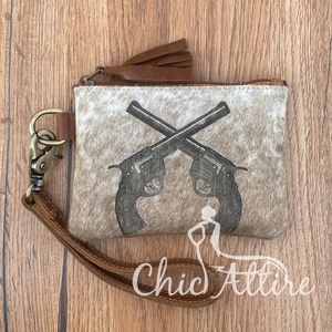 Gran oferta, RFID multifunción bolso de mano de lujo, muñequera de cuero genuino de piel de vaca, bolsa con cremallera y grabado láser, moda Vintage - Product Image 1