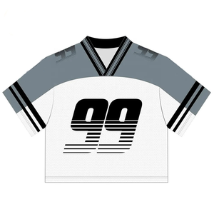 Maillots de football américain sublimés Sultan Boxing, nouveau design, courts, respirants, à séchage rapide, en mesh, entièrement personnalisables - Product Image 1