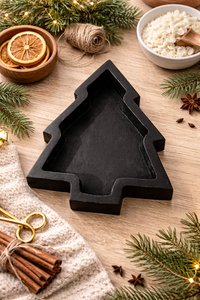 Decoración Navideña para el Hogar y Jardín, Portavelas de Madera de Mango con Forma de Cerdo, Hecho a Mano por Artesanos Indios, Ecológico - Product Image 5