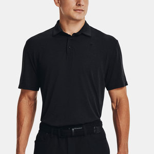 Polo de jugador clásico ajustado para hombre con cuello de punto plano Polo de botón de metal para hombre - Product Image 1