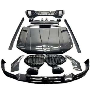 ชุดแต่งคาร์บอนไฟเบอร์สำหรับ BMW X6/G06 LD ประกอบด้วยลิ้นหน้า สเกิร์ตข้าง ลิ้นหลัง สปอยเลอร์หลัง สปอยเลอร์หลังคา ฝากระโปรงหน้า กระจังหน้า และฝาครอบกระจกมองข้าง - Product Image 1