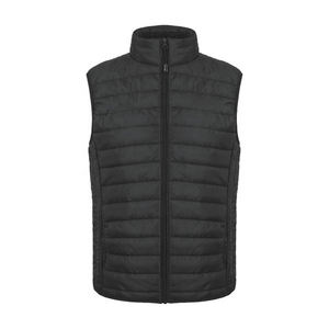 Veste matelassée sans manches d'hiver personnalisée pour homme, tissu en toile matelassé, légère, coupe-vent, col montant, style en gros - Product Image 5