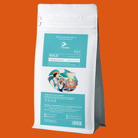 Meilleur prix et qualité des grains de café robusta vietnamien emballés dans un sac de 500gr