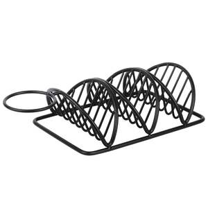 wholesale supplier Stainless Steel Taco Holder Stand Metal Taco Shell Serving <b>Rack</b> for Kitchen and Parties - Product Image 5
