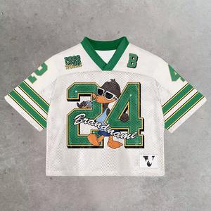 Camiseta informal con cuello en V superventas de verano, personalizable con estampado Digital Camiseta holgada, jersey de fútbol, camiseta de estilo para hombre - Product Image 3