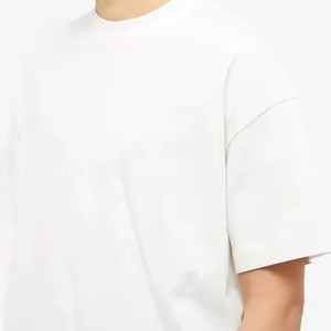 Chemise surdimensionnée à épaules tombantes Pakistan Made T-shirts pour hommes Design personnalisé Unique Party Wear Low quantité minimale de commande Short Sleeve Round Neck - Product Image 1