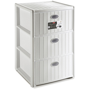 Elegance 3 Drawers - Cm. 40x40x60 H Color <b>Tortora</b> - Product Image 2