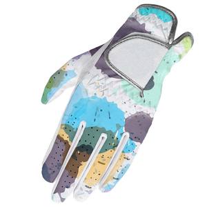 Fabricant de gants de golf, conception spéciale de logo OEM, gants de golf en cuir PU pour hommes - Product Image 4