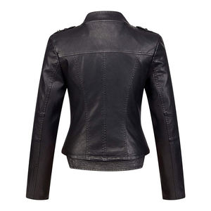 Nueva llegada de las mujeres de moda chaquetas de cuero de la cosecha de la chaqueta de las mujeres - Product Image 2