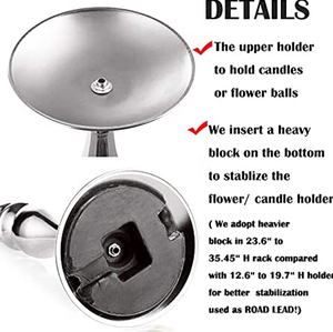 AK Laiton Premium Métal Trompette Fleur Vase Argent Fini Unique Intérieur Vase Pour Le Désherbage Intérieur Décor/Hôtel Décor - Product Image 2