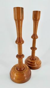 Bougeoir en bois décor de noël bol de récipient en bois vide bougie en bois faite à la main bocaux de bougie uniques - Product Image 5