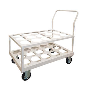 Carrito de Transporte Industrial Moderno para Hospitales, con Carcasa de Plástico ABS y Metal, para Cilindros de Hospital, para Hoteles, Clínicas, Gimnasios y Centros Comerciales - Product Image 2