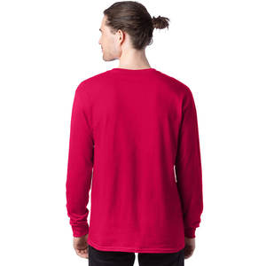 Camisetas de manga larga personalizadas para correr, camisetas deportivas de manga larga, camisetas informales, Azul Real - Product Image 5