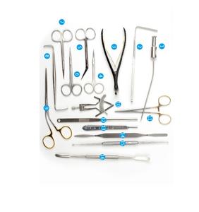 Ensemble d'instruments de chirurgie nasale en plastique, 16 pièces - Product Image 3
