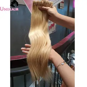 Bestverkopende Onzichtbare Tape Haar Glanzende Braziliaanse Menselijk Haar Bundel Leverancier Beste Kwaliteit Dubbel Getekend Menselijk Haar