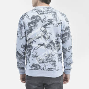 Sudadera de Cuello Redondo para Hombre, Invierno, Estilo Casual, Impresión Digital, Personalizada OEM, Mezcla de Poliéster/Algodón, Impermeable y Transpirable - Product Image 4