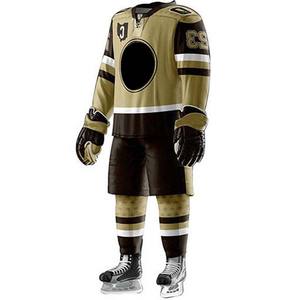 Uniformes de Hockey sobre Hielo de Equipo, Material Duradero, Alta Calidad, Logotipo Personalizado, Transpirable, Resistente al Viento, 100% Poliéster - Product Image 2