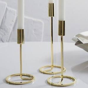 Bougeoir en fil métallique, chandelier décoratif moderne nordique, bougeoir parfumé en métal - Product Image 4