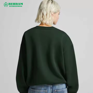 เสื้อสเวตเชิ้ตแขนยาวคอกลมถักลายเรียบสีพื้น แต่งขอบแขนยางยืด สไตล์ลำลองสำหรับผู้ชาย เหมาะสำหรับฤดูหนาว - Product Image 5