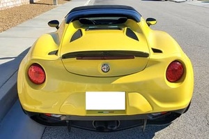 AL-FA ROMEO 4C SPIDER 2015 - Product Image 6