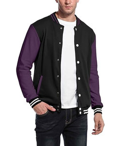 Blouson universitaire pour homme, bombardier de baseball Letterman Vestes décontractées pour homme - Product Image 1