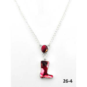 Collier Rose Dahlia de conception sud-ouest, serti de diamants, grenats et perles, avec chaînes en platine et argent sterling plaqué rhodium, monture clos tendance - Product Image 4