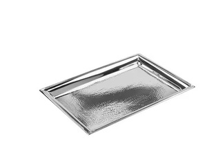 Plateaux de service en aluminium Produit populaire Ensemble de plateaux de service en acier inoxydable faits à la main Plateau en métal - Product Image 3