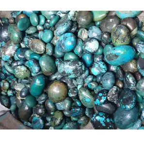 Meilleur naturel Arizona Turquoise Cabochon pierre précieuse vente entière Lot pour bague boucle d'oreille pendentif célèbre fabrication de bijoux perles - Product Image 1