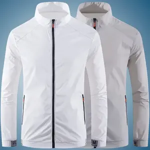 Veste de randonnée imperméable et respirante en gros, personnalisable avec logo DIY, coupe-vent unisexe en toile pour homme, idéale pour l'hiver - Product Image 4