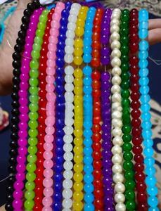 Tour de cou en perles Kundan de luxe avec boucles d'oreilles ensemble de perles de mariage mariage de luxe et bijoux de mode de mariée Kundan - Product Image 5