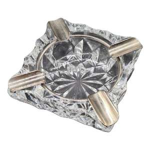 Petit cendrier carré miniature en acier inoxydable, luxe, antidérapant, pour bureau, maison, cigare, sans fumée, antirouille - Product Image 5