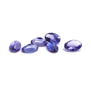 Натуральный камень, танзанит овальной формы, синий цвет, полудрагоценный камень 12x10 мм, свободный драгоценный камень, высокое качество, Граненый Овальный танзанит