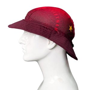 Chapeau Bob en Nylon Imprimé Rayé avec Poche Isotherme pour la Pêche, le Ski et les Sports de Plein Air - Product Image 4
