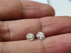 Diamant rond de couleur E-F blanc naturel taille brillant Vs 4mm - Product Image 3