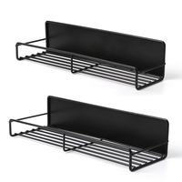 Lot de 2 ou 4 supports magnétiques mobiles pour épices, organisateur d'épices, étagère de réfrigérateur, support mural magnétique pour épices pour réfrigérateur