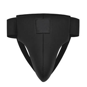 En color negro Pu cuero logotipo personalizado impresión nueva llegada producto adulto boxeo ingle guardia por ABDULLAH artes marciales - Product Image 1