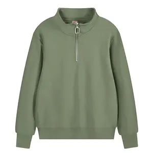 Sudaderas de cuello redondo de gran tamaño de algodón 100% de alta calidad de invierno personalizadas para hombres - Product Image 4