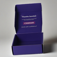 Boîte violette écologique de haute qualité avec mon logo, emballage personnalisé, doublure en éponge, luxe, échantillon gratuit de parfum 5 ml